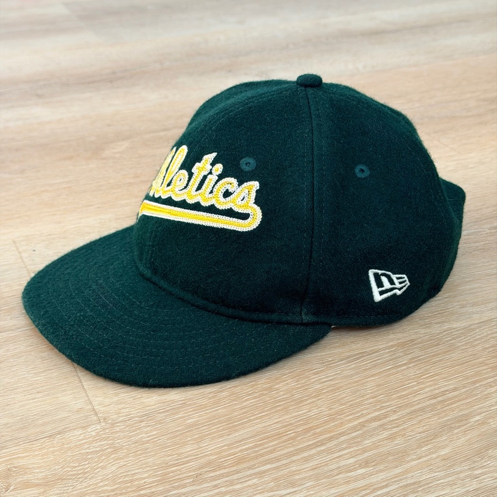 New Era 9FIFTY Retro Crown Oakland Athletics Wool Strapback Cap Cooperstown